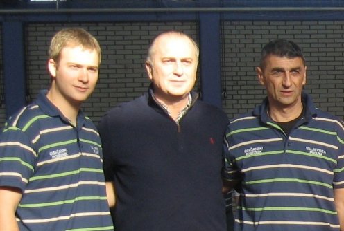Treneri Vladimir Radivojević, Jovica Antonić i Bogoljub Đurić Antonićem (foto: Dragan Savić)