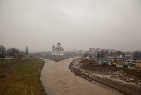 Ušće Kolubare i Gradca (5.03.) (foto: Đorđe Đoković)