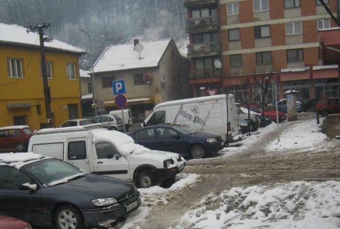 Osečina pod martovskim snegom (foto: Dragan Savić)