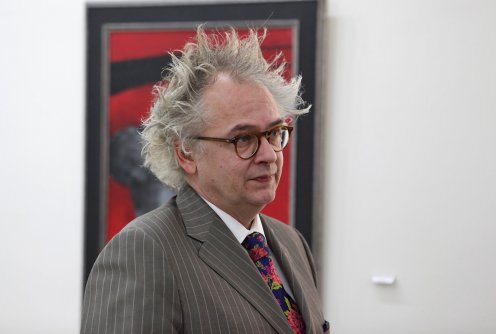 Ivan Tasovac u Modernoj galeiriji (foto: Đorđe Đoković)