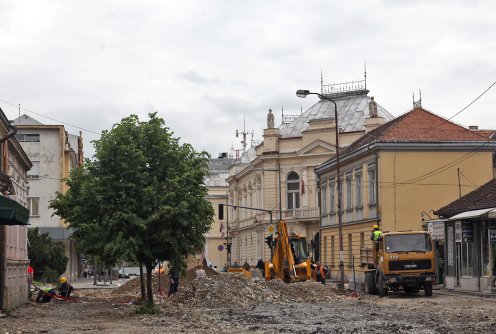 Radovi u Karađorđevoj (foto: Đorđe Đoković)