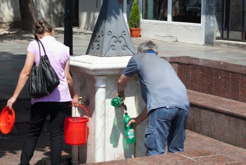 Česma na Trgu vojvode Mišića (foto: Đorđe Đoković)