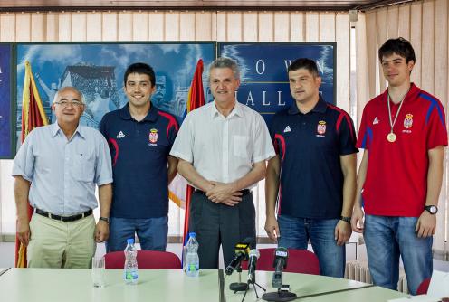 Milorad Ilić, Lazar Gojković, Stanko Terzić, Vladimir Đokić i Božidar Babović (foto: Đorđe Đoković)
