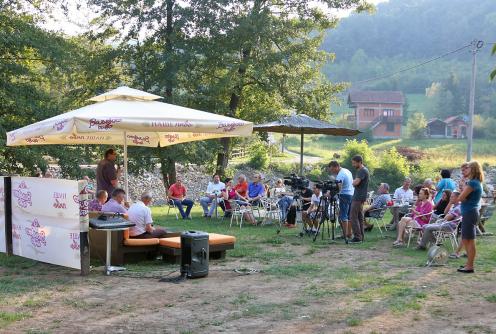 Predstavljanje romana  u rukopisu (foto: Đorđe Đoković)