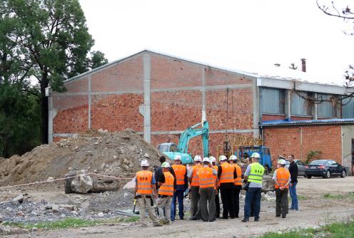 Gradilište alatnice u Krušiku (foto: Đorđe Đoković)