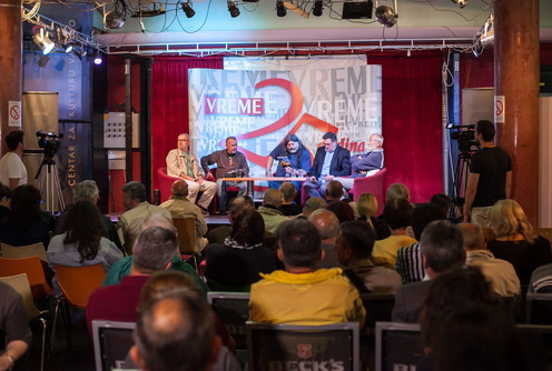 Tribina Vremena u Centru za kulturu (foto: Đorđe Đoković)
