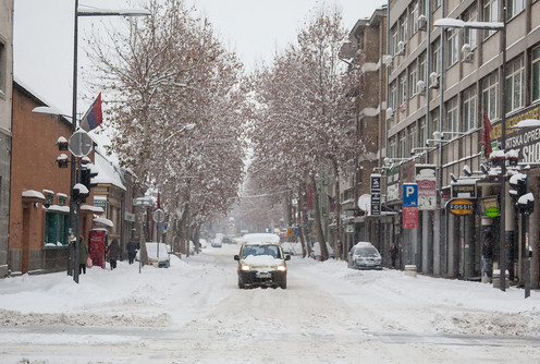 Sneg u Valjevu (foto: Đorđe Đoković)
