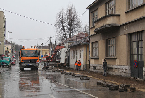 Radovi u Ulici vojvode Mišića (foto: Đorđe Đoković)