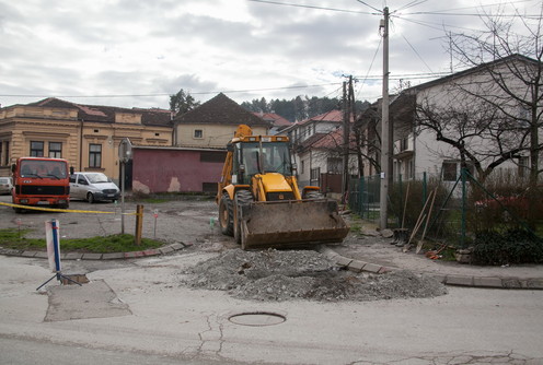 Radovi u ulici Milovana Glišića (foto: Đorđe Đoković)