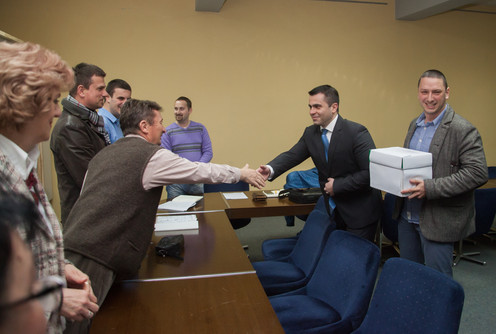 SPS predaje izbornu listu (foto: Đorđe Đoković)