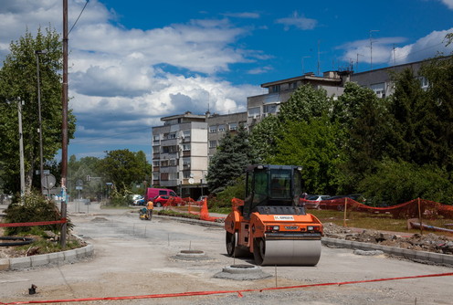 Radovi u Uzun Mirkovoj (foto: Đorđe Đoković)