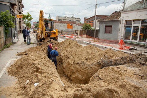 Radovi u Pantićevoj ulici (ilustracija) (foto: Đorđe Đoković)