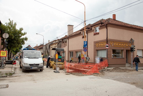 Raskrsnica Pantićeve i Dušanove ulice (foto: Đorđe Đoković)