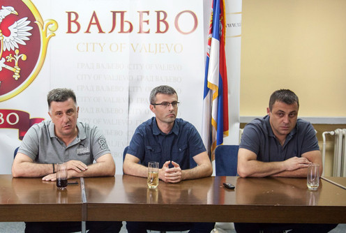 Slobodan Gvozdenović, Miroslav Pimić i Saša Simić (foto: Đorđe Đoković)