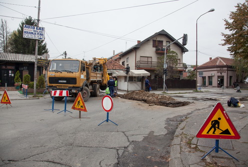 Radovi u Dušanovoj ulici (ilustracija) (foto: Đorđe Đoković)