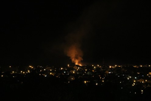 Požar na Boričevcu (foto: Đorđe Đoković)
