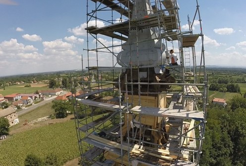 Radovi na vreljanskoj crkvi (foto: Dragan Belajac Džagi)