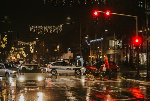 Raskrsnica u centru grada (foto: Đorđe Đoković)