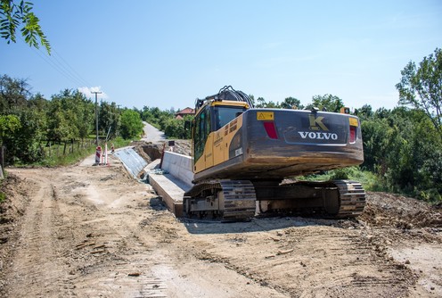 Sanacija klizišta u Tabanoviću (foto: Željko Maksić)