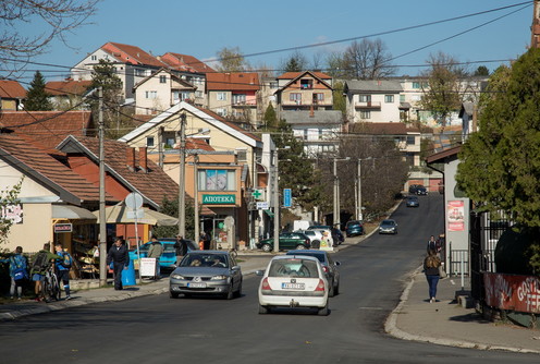 Presvučena Sinđelićeva ulica (foto: Đorđe Đoković)