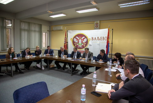 Sastanak predstavnika grada Molodečno i Valjeva (foto: Đorđe Đoković)