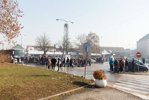 Organizovano put Beograda na doček Putina (foto: Đorđe Đoković)