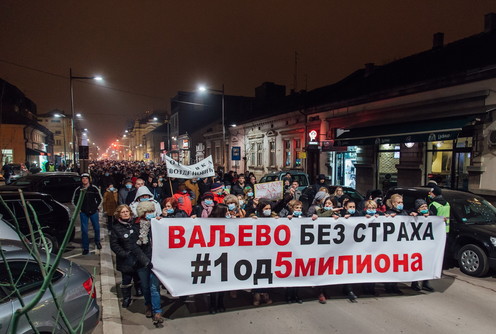 Građanski protest Jedan od pet miliona (foto: Đorđe Đoković)