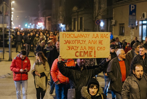 Protest Valjevo bez straha - #1 od 5 miliona  (foto: Đorđe Đoković)