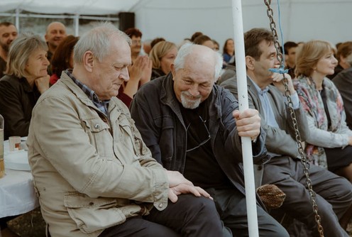 Milosav Tešić i Milovan Danojlić (foto: Duška Terzić)