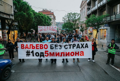 Protest Valjevo bez straha - #1 od 5 miliona (foto: Đorđe Đoković)
