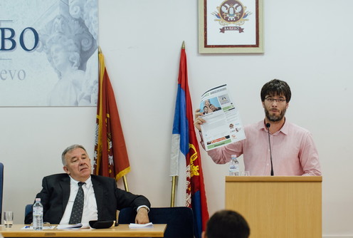 Odbornik Ljubomir Radović (foto: Đorđe Đoković)