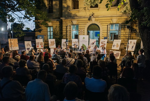 Izložba i tribina - Samo vas gledam - 12 postera   (foto: Đorđe Đoković)