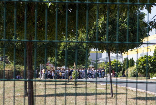 Štrajk u Gorenju (foto: Đorđe Đoković)