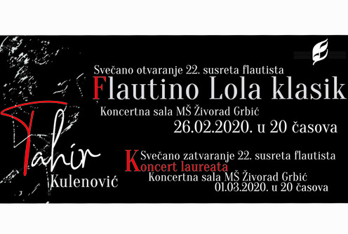 Susreti flautista Tahir Kulenović  (foto: www.muzika.edu.rs)