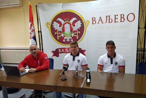 Nebojša Stojaković, Petar Stanić, Aleksandar Kovačević, (foto: www.valjevo.rs)