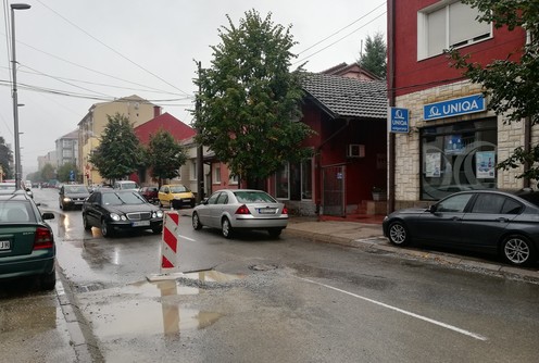 Oštećenje u Pantićevoj ulici (foto: Kolubarske.rs)