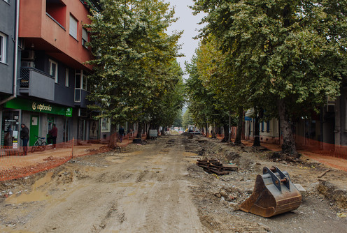 Radovi u Ulici Vuka Karadžića (13.10.) (foto: Đorđe Đoković)