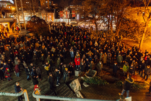 Protest Valjevo nije na prodaju (foto: Đorđe Đoković)