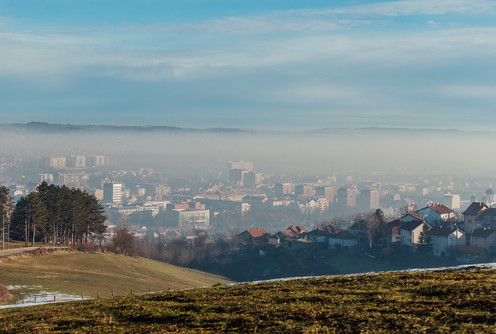 Zagađen vazduh u Valjevu (foto: Đorđe Đoković)