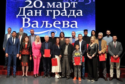 Dobitnici nagrade Valjeva (foto: Dragan Krunić)
