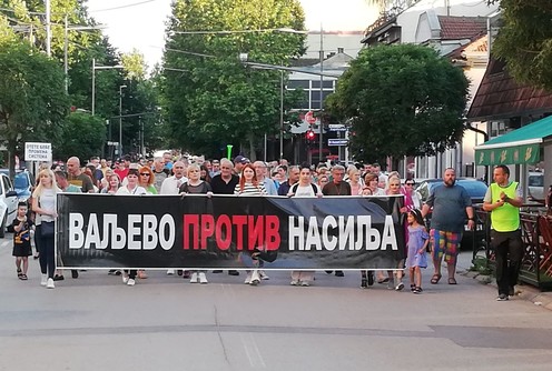 Valjevo protiv nasilja (foto: Kolubarske.rs)