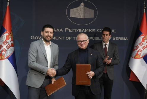 Gojković i Vesić potpisali ugovor (foto: www.valjevo.rs)