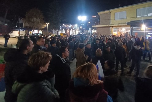 Protest u Ljigu (foto: )