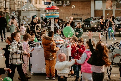 Humanitarna akcija na Gradskom trgu (foto: Iva Banović)