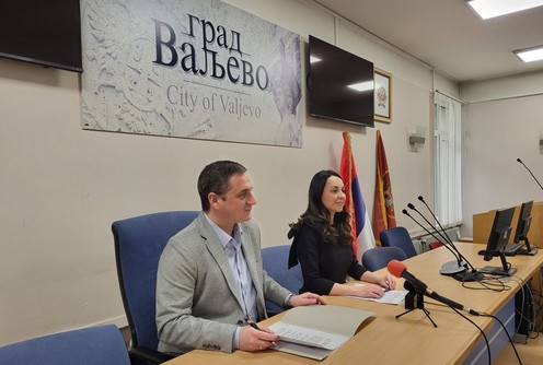 Đorđe Pavlović i Snežana Mijatović (foto: Kolubarske.rs)