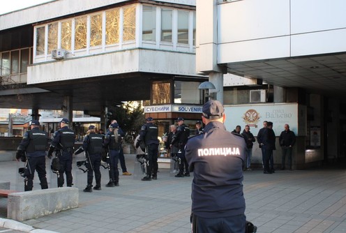 Dejan Ristić ispraćen uz jake policijske snage (foto: Kolubarske.rs)