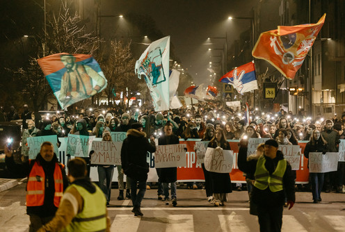 Protest (februar 2025.) (foto: Đorđe Đoković)