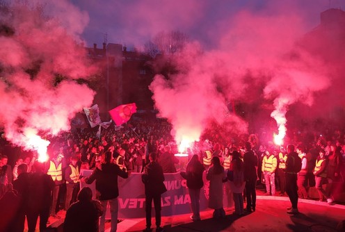 Protest u Kolubari 2 (foto: Kolubarske.rs)