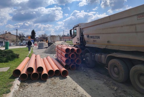 Radovi u Suvoborskoj ulici (foto: Kolubarske.rs)