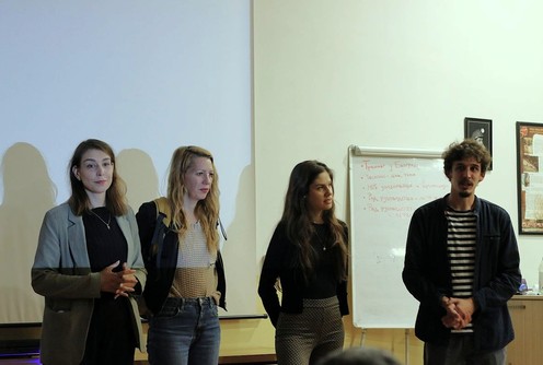 Režiserke sa organizatorom (foto: Sofija Ranković)